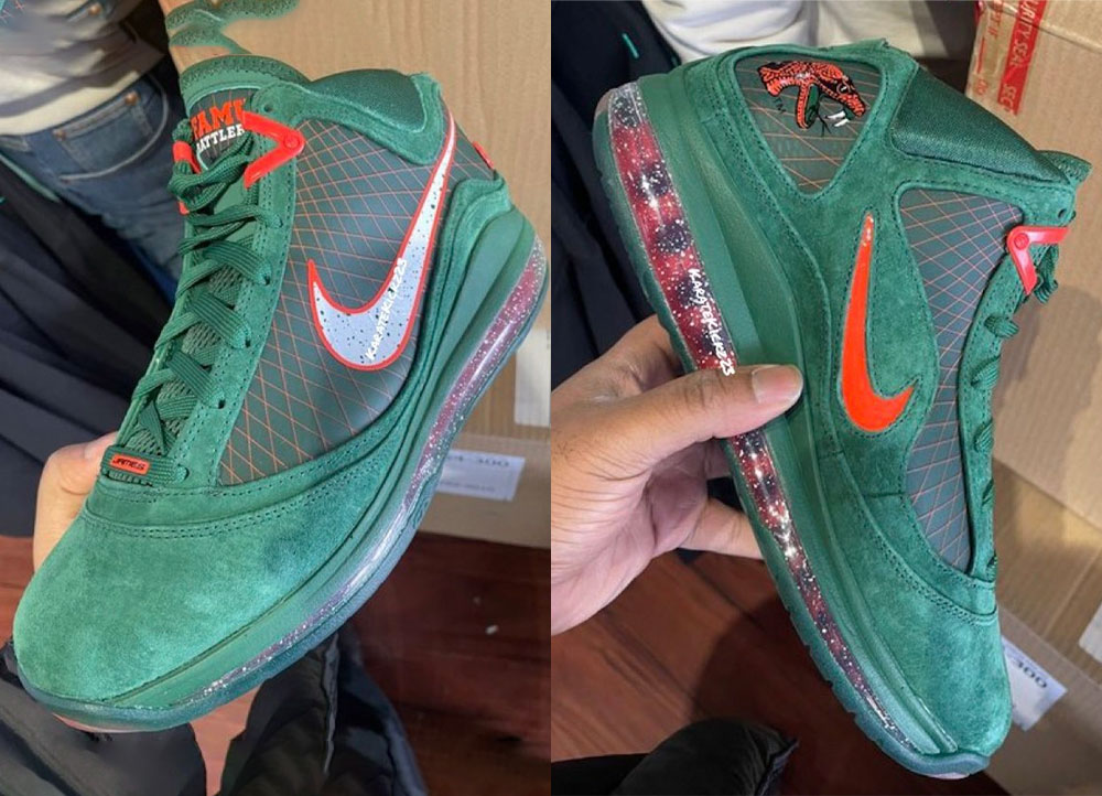 2023年発売Nike LeBron 7 FAMU “Gorge Green” | Shot Clock