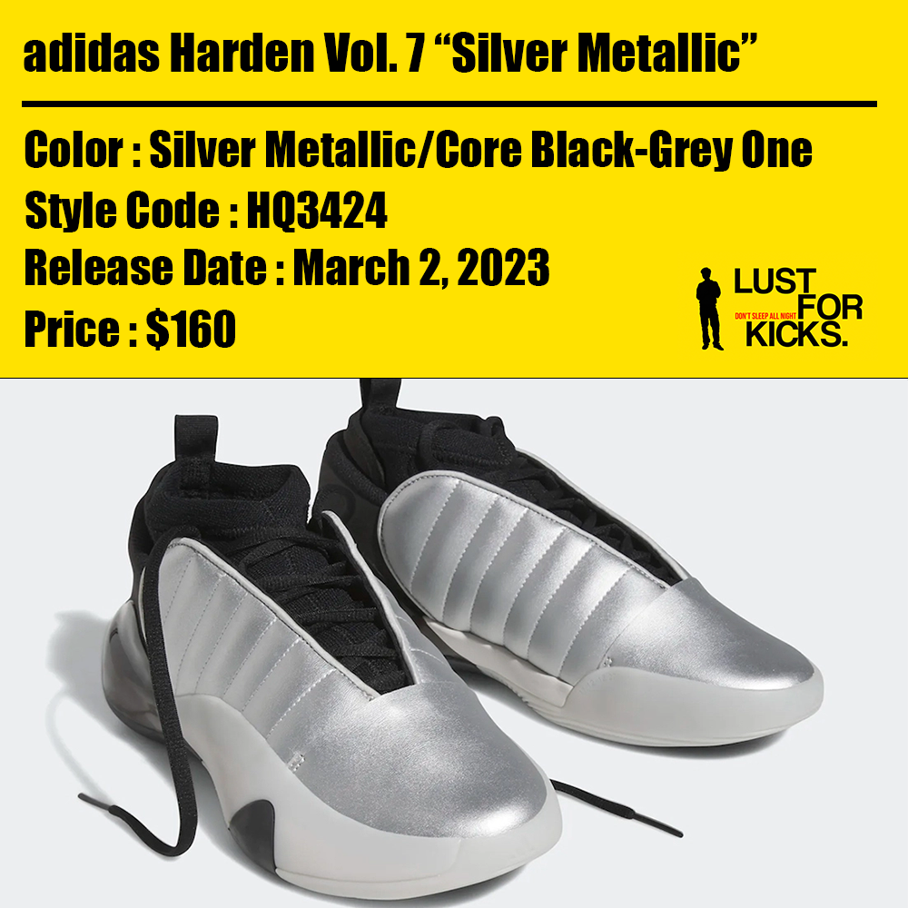 adidas harden vol.7 silvermetallic