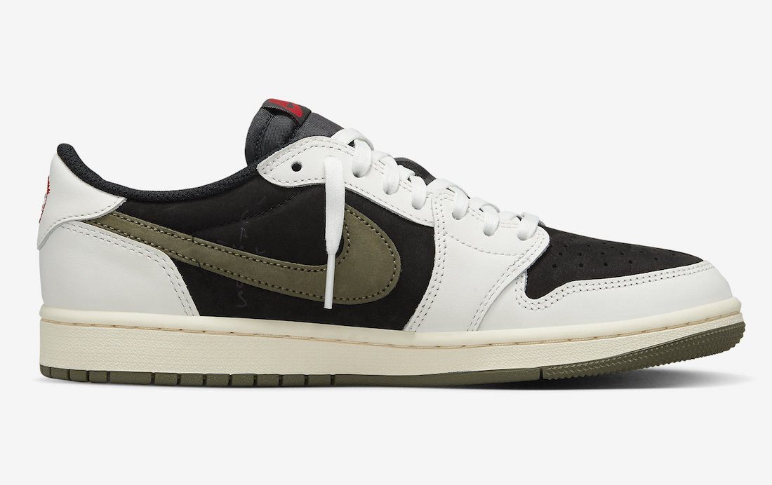 2023年4月26日発売Travis Scott x Air Jordan 1 Low OG WMNS “Olive