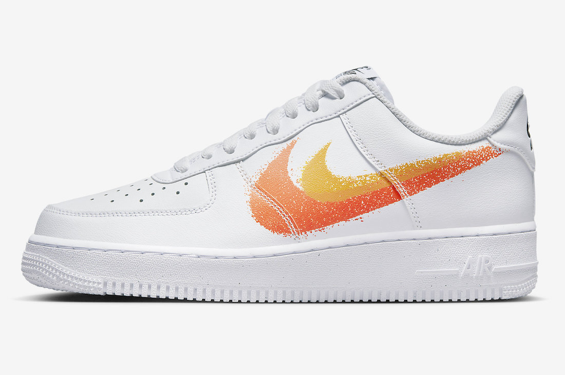 2023年春発売Nike Air Force 1 Low “Spray Paint Swoosh” | Shot Clock