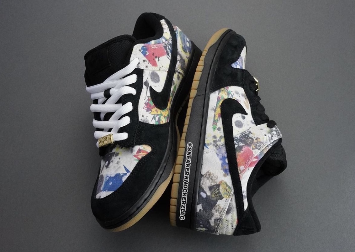 国内2023年9月2日発売Supreme x Nike SB Dunk Low “Rammellzee” | Shot