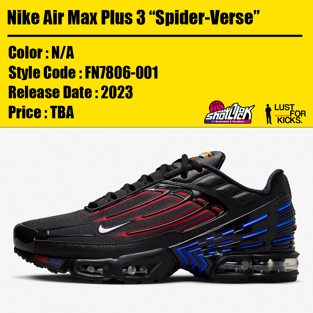 Nike Air Max Plus 3 Spider-Verse FN7806-001