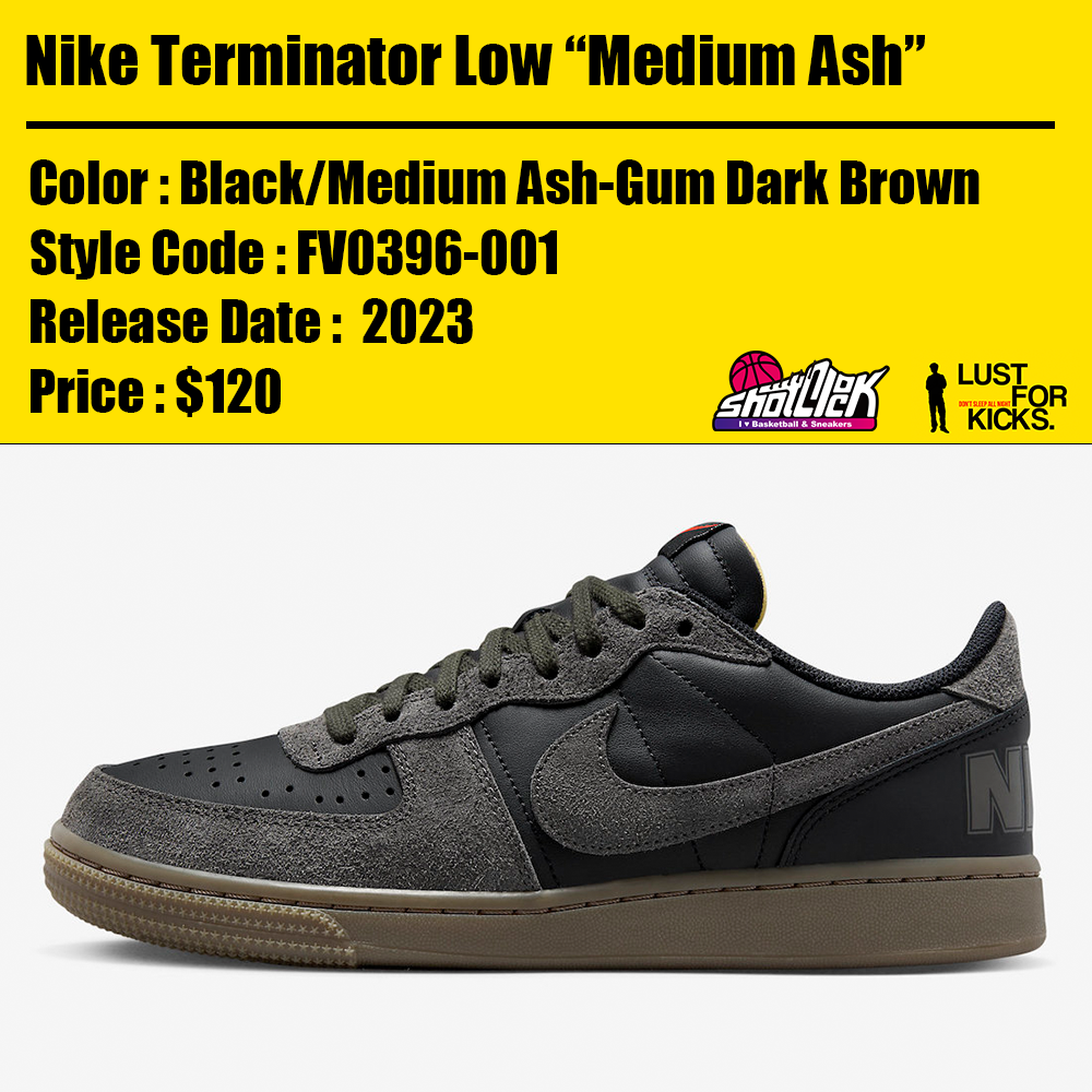 2023年発売Nike Terminator Low “Medium Ash” | Shot Clock