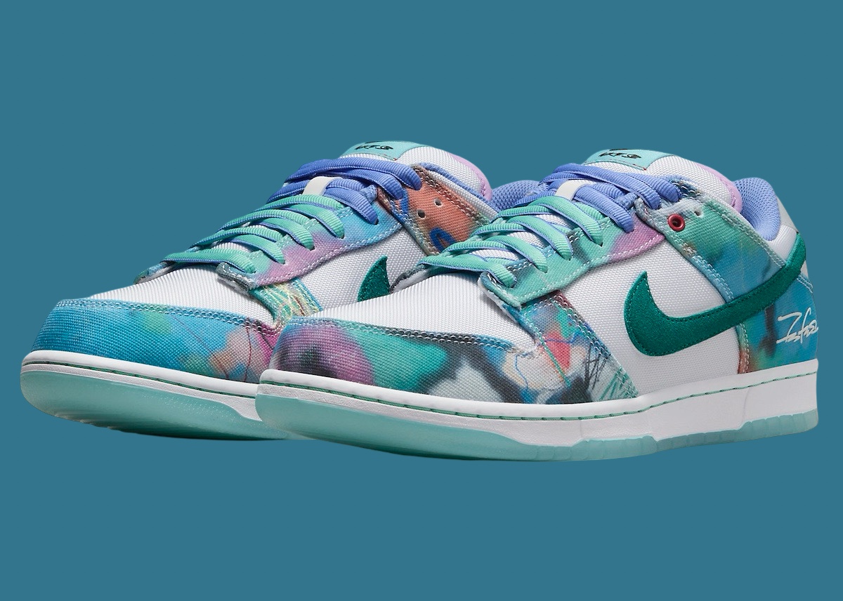 2024年5月10日発売Futura Laboratories x Nike SB Dunk Low | Shot Clock