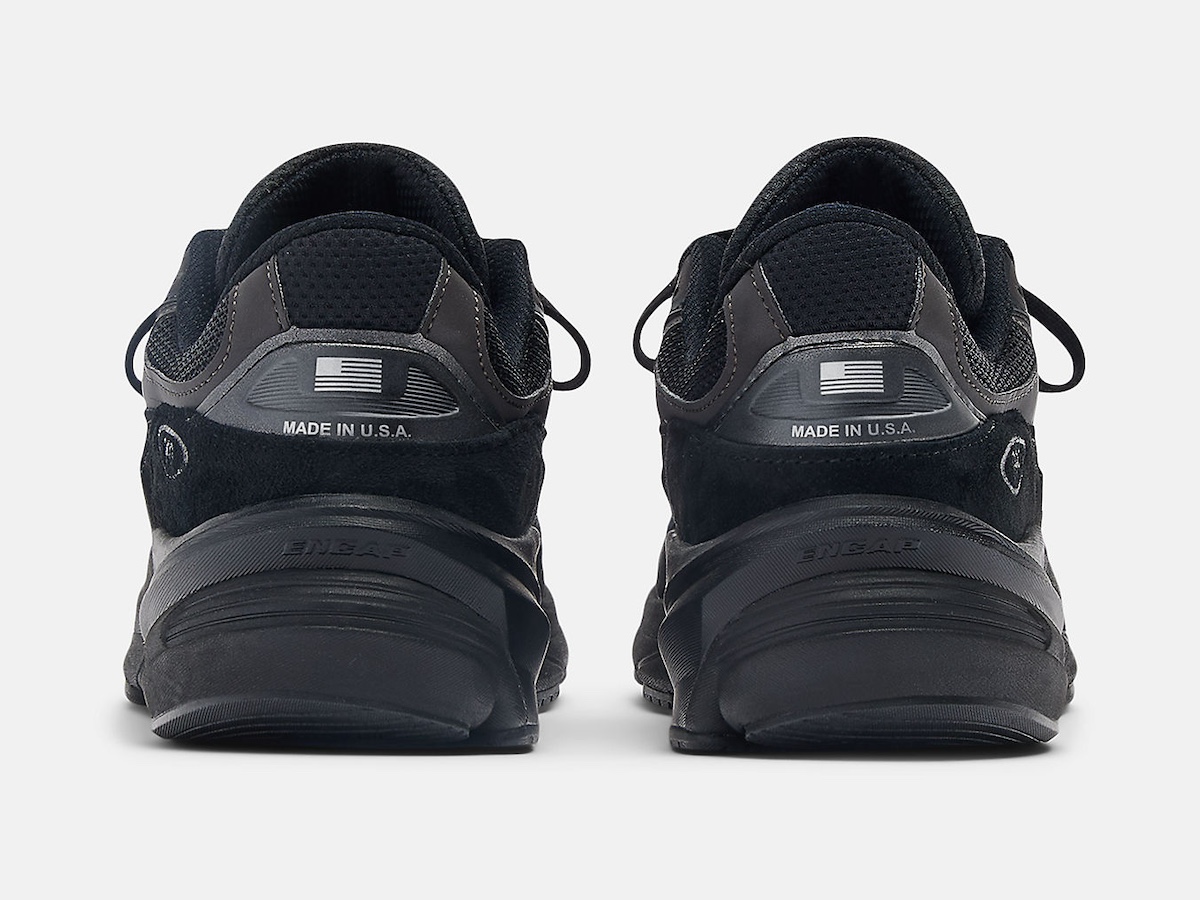 2024年春発売New Balance 990v6 Made in USA “Triple Black” | Shot Clock