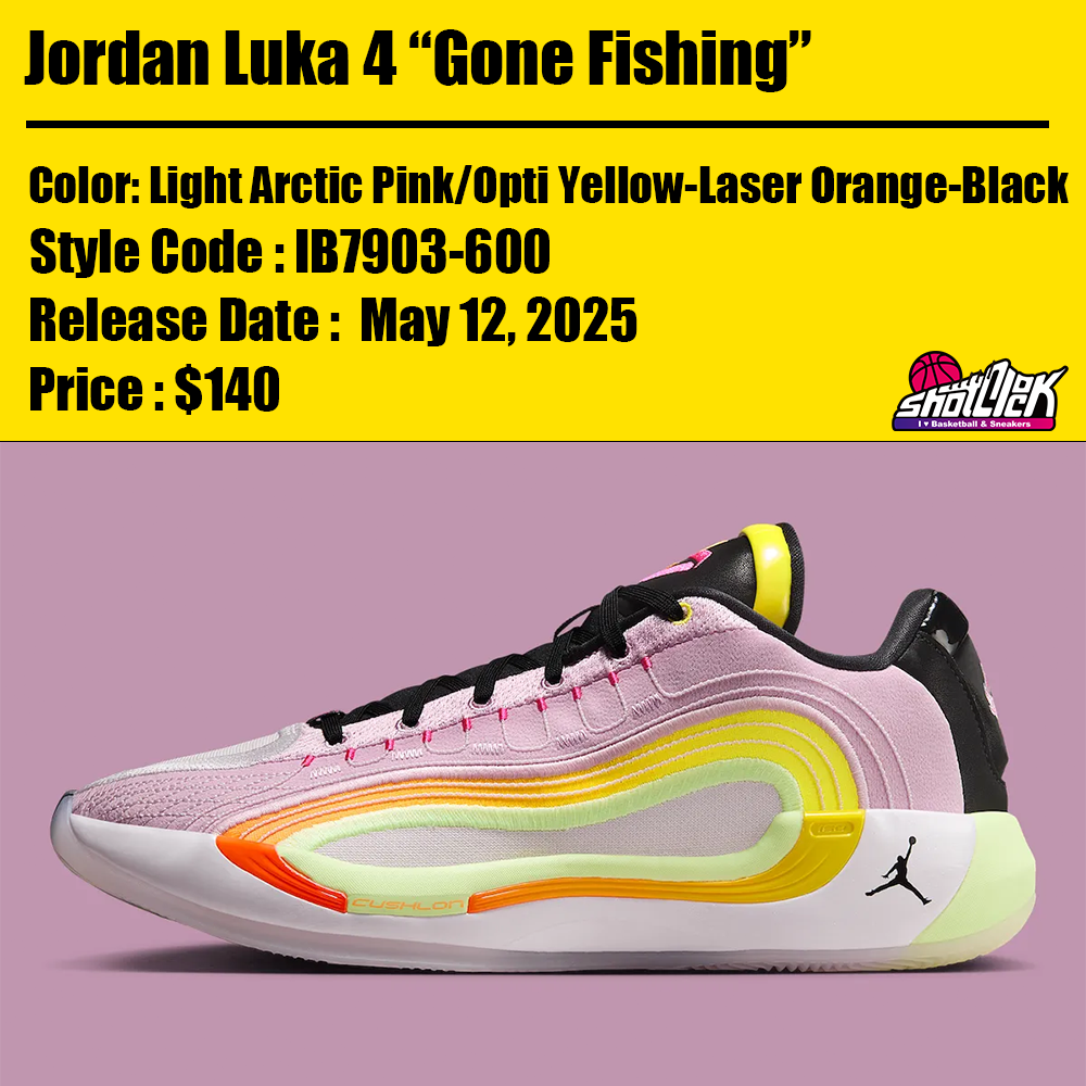 2025年5月12日発売Jordan Luka 4 “Gone Fishing” | Shot Clock